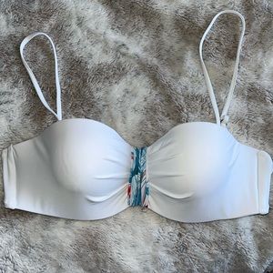 Shein bikin top white